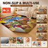 Scoobydoo Mystery Inc Gang Adventure Indoor Rug Nonslip Easyclean Carpet For Living Room Bedroom Hallway Home Decor Birthday Gift
