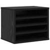 1 Piece of multi-space document storage rack with layered partition on the table, cosmetics storage rack 36x26x29.5 cm
