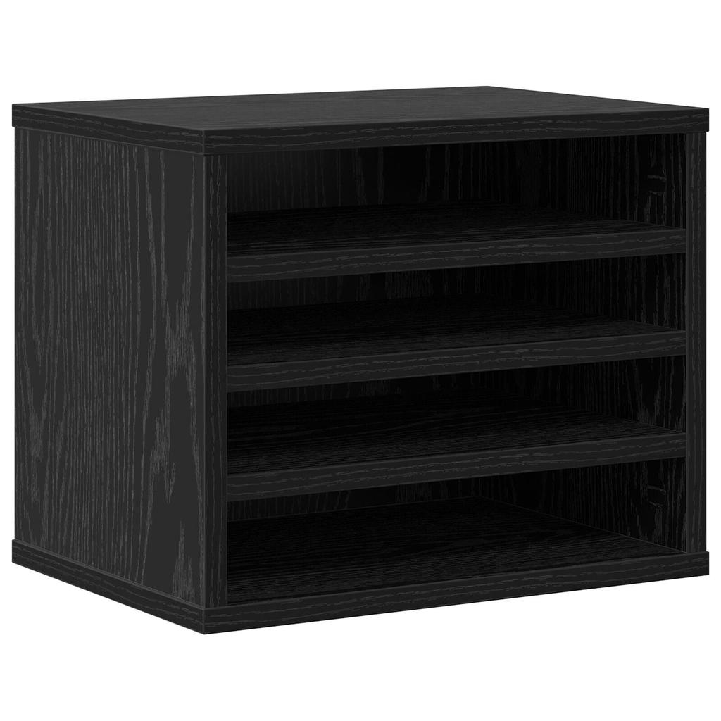 1 Piece of multi-space document storage rack with layered partition on the table, cosmetics storage rack 36x26x29.5 cm