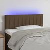 VidaXL LED Headboard Bedroom Furniture Single Bed Accessory Headboard Interior Dark Brown 3121827