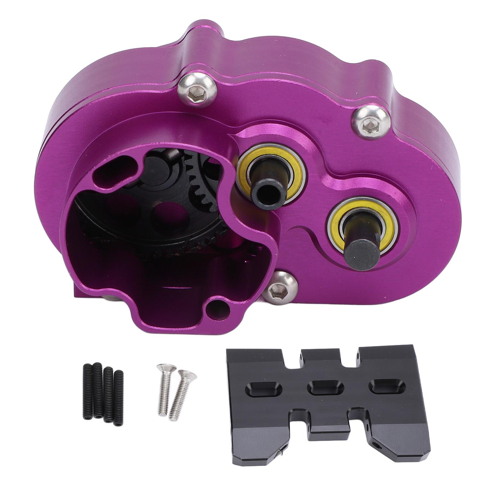 

RC Car Gearbox With Chassis Aluminum Alloy Straight Axle Right Front Motor Accessories RC Car