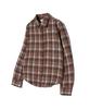 VIVABROWN 85-Viva076 Country Murphy Slim Fit Langarm Karomuster Hemd Braun