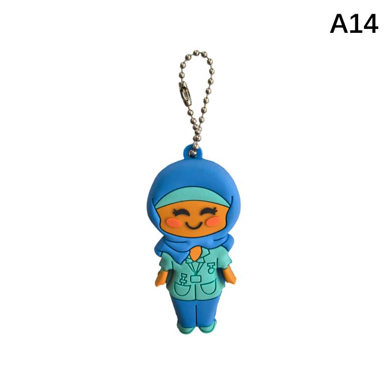 Ampoule Bottle Opener Pendant Soft Gel Ampoule Keychain Syringe-Shaped Nurse Doctor Ampoule Opener Medication Vial Breaker Tool