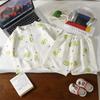 Children's Short Sleeved Set Summer Cotton Cartoon Two-piece Home Suit