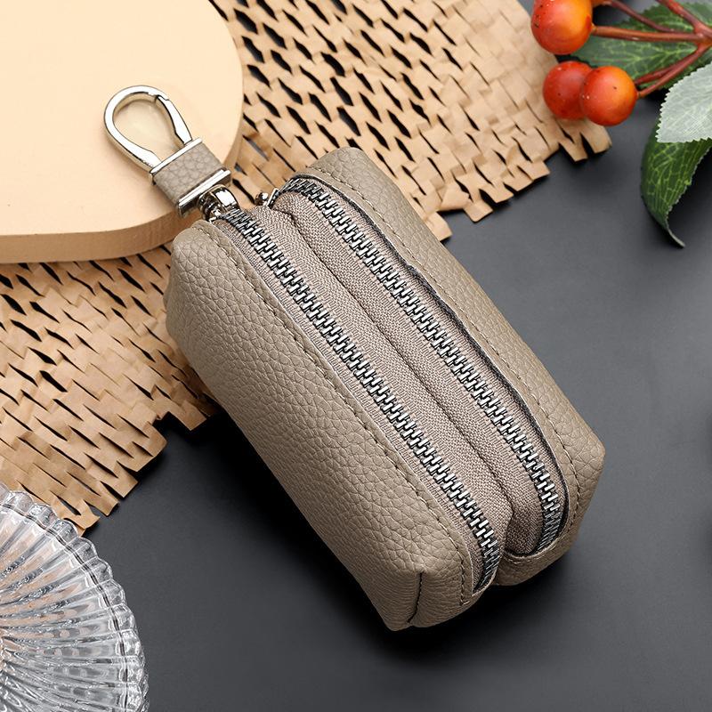 Vintage Velkokapacitní Pu Pánská Dámská Taška na Klíče Roztomilá Taška na Klíče od Auta Kvalitní Mince Peněženka Organizér na Drobnosti Mini Peněženka Dárky