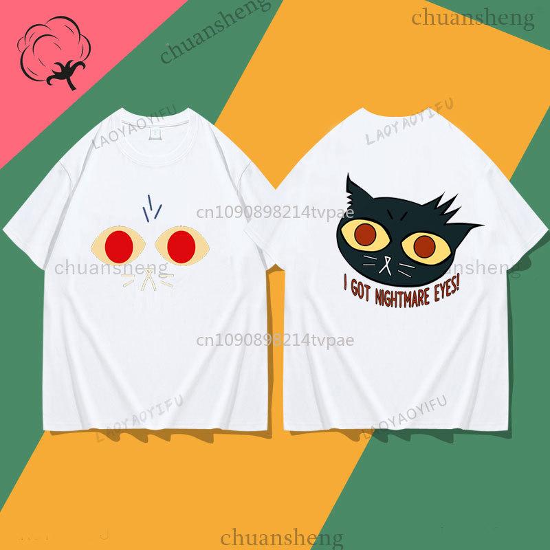 

Camisetas Night in The Woods TShirt 100 Cotton Crewneck Funny Cute Cartoon Anime Double Side Printed Game Shirt Ropa De Mujer S