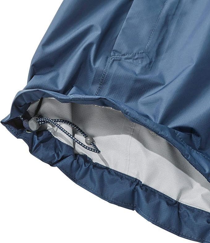 LL Bean Trail Model Rain Japan Size Deep 0UMR225004 Men's Jacket, Fit, M, Blue, Sapphire,