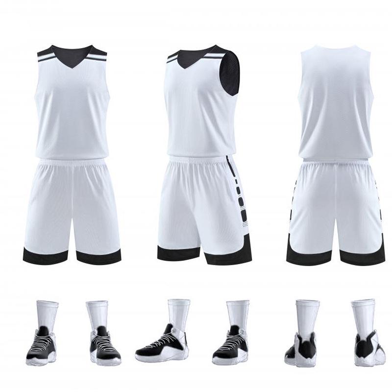 

Быстросохнущая дышащая мужская баскетбольная командная форма на заказ L