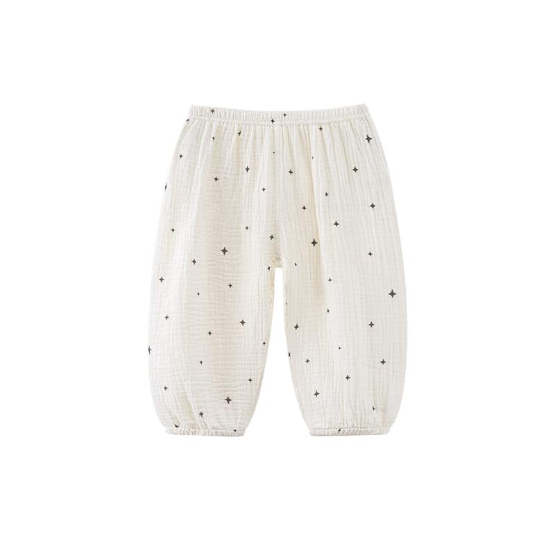 Baby Crinkled Gauze Anti-Mosquito Harem Pants 90