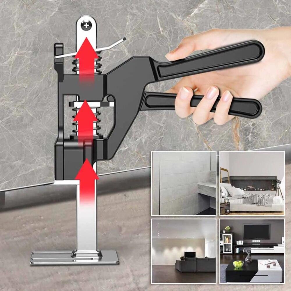 Arbeitssparender Hebearm, Präzisions-Klemmwerkzeug, Positionierung von Bodenfliesen, Wänden, Lifter, Schrank, höhenverstellbar, Bewegungsregler