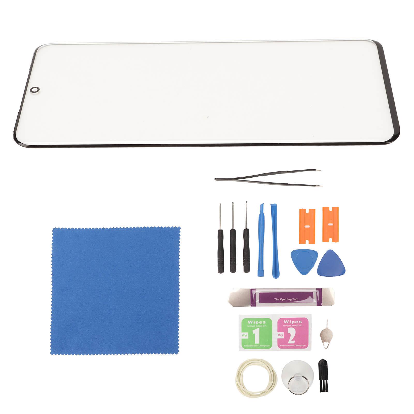 

Черная передняя внешняя стеклянная крышка экрана для замены Samsung Galaxy S20 5G G981 Series Professional