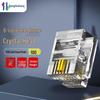 Hendesheng 6P2C RJ11 Telephone Crystal Connector - 100 Pack