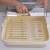 Kitchen Cupboards With Bowls And Chopsticks Storage Boxes Household Drain Bowl Rack With Lid For Dishes And Dish Racks
