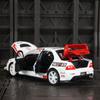 1:32 Mitsubishi EVO 9th generation alloy rally car model doors and engine hood, trunk can be opened has sound and lighting