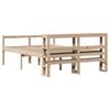 Senior Bed with Headboard 120 x 190 cm Solid Pine Wood