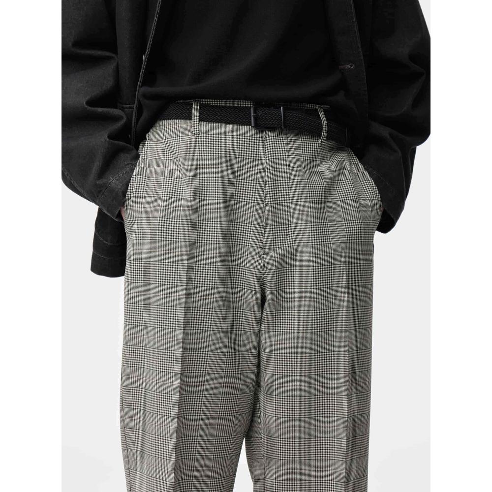 GU by Uniqlo Wide Slacks ChEck  Ec Length 78.5cm 