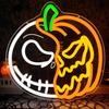 Halloween Neon Signs Skull Neon Light Pumpkin Signs Halloween Led Sign for Bedroom Wall Halloween Decor Christmas Gift