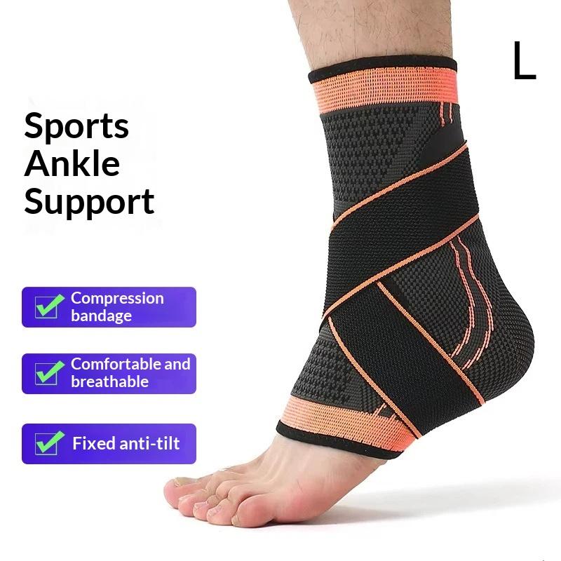 1 Pc Compression Ankle Support Sports Adjustable Basketball Ankle Wrap Men Women Hiking Running Prevent Ankle Protector