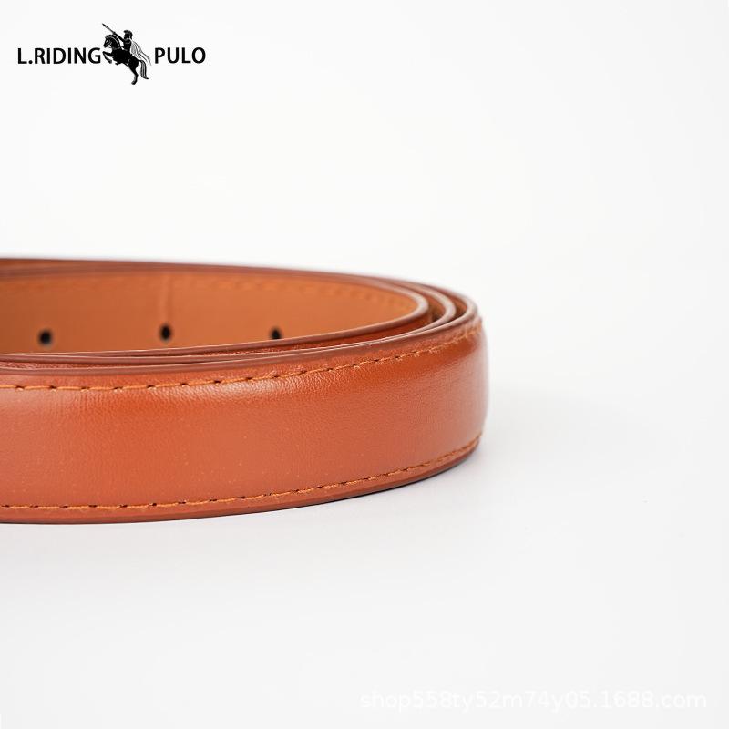 Women's Belt Versatile New Style Letter I-shaped Buckle Belt Women's Decorative Coat Trendy High-end Belt