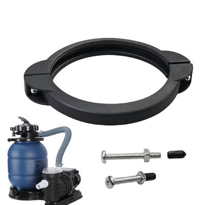 Anello di serraggio per filtro piscina Anello di serraggio per filtro a sabbia con viti Anello di serraggio per valvola filtro a sabbia per piscina per filtri piscina da 12 e 14 pollici
