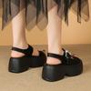 Fashion New Summer Wedges Sandals 8.5CM Ladies Beach Slippers High Heels Sandals Women Casual Platform Chunky Flip-Flops Sandalias Mujer