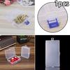 Handy Clear Plastic Storage Box for Medicines and Electronic Components