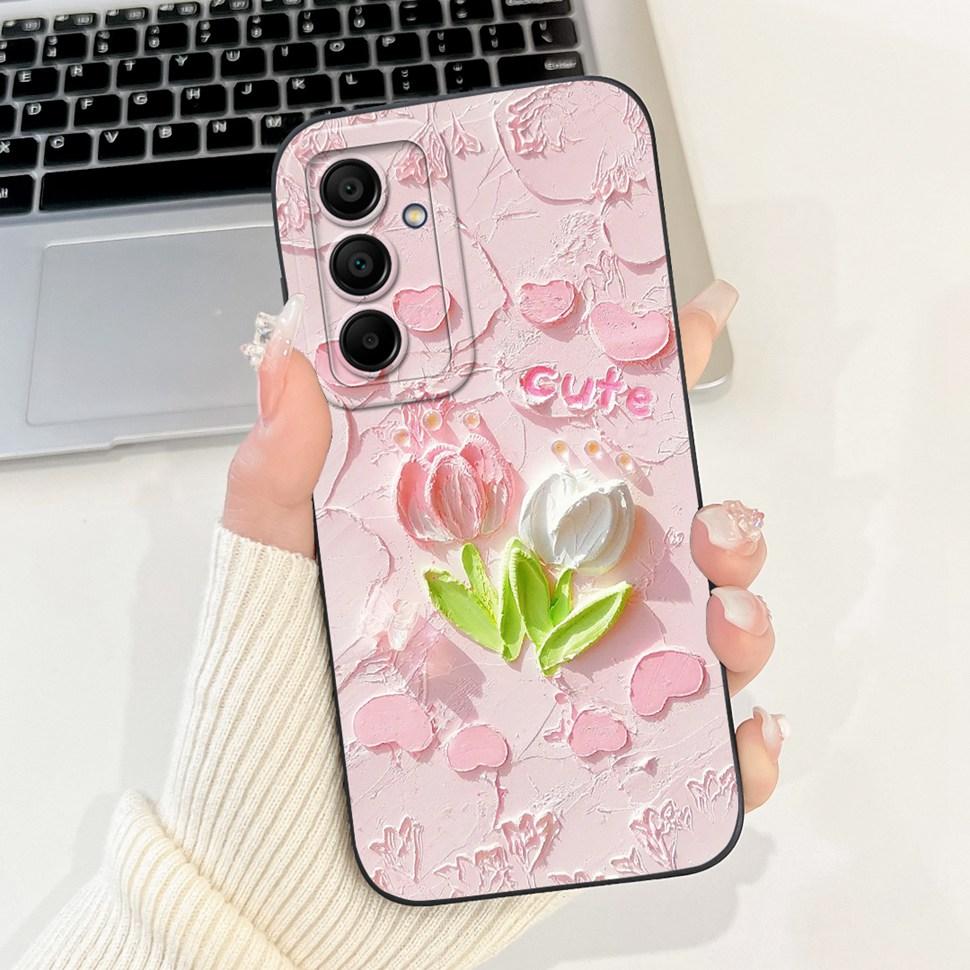 For Samsung A16 5G Case SM-A166B Cute Panda Bear Cartoon Back Cover Phone Cases For Samsung Galaxy A16 A15 5G Soft Fundas