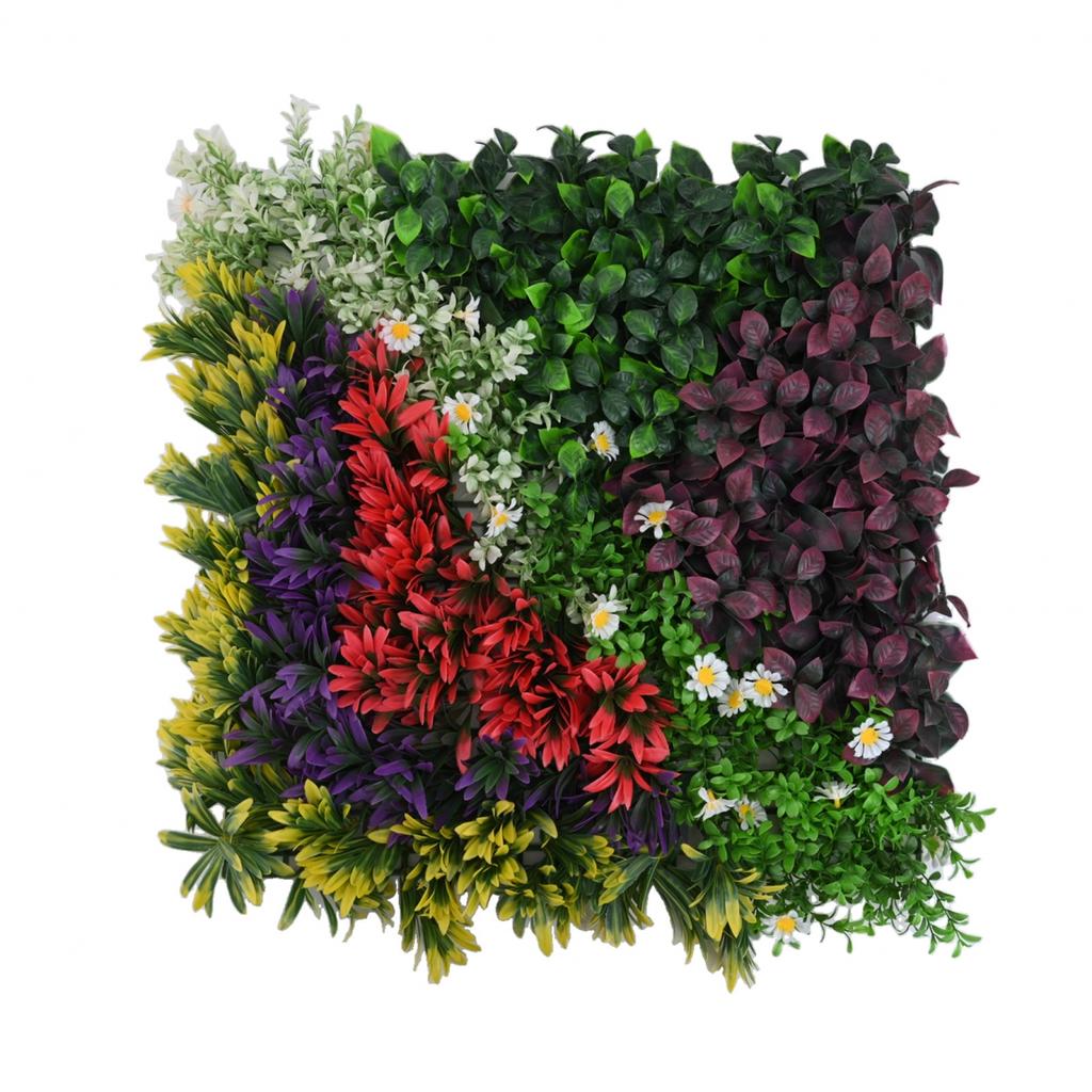 Artificial Plant Wall Flower Wall Panels UV Realistic Plant Easy Installation