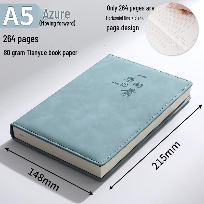 Custom B5 Notebook Gift Set with Thickened Cover, A5 Business Diary, and Logo Printing.