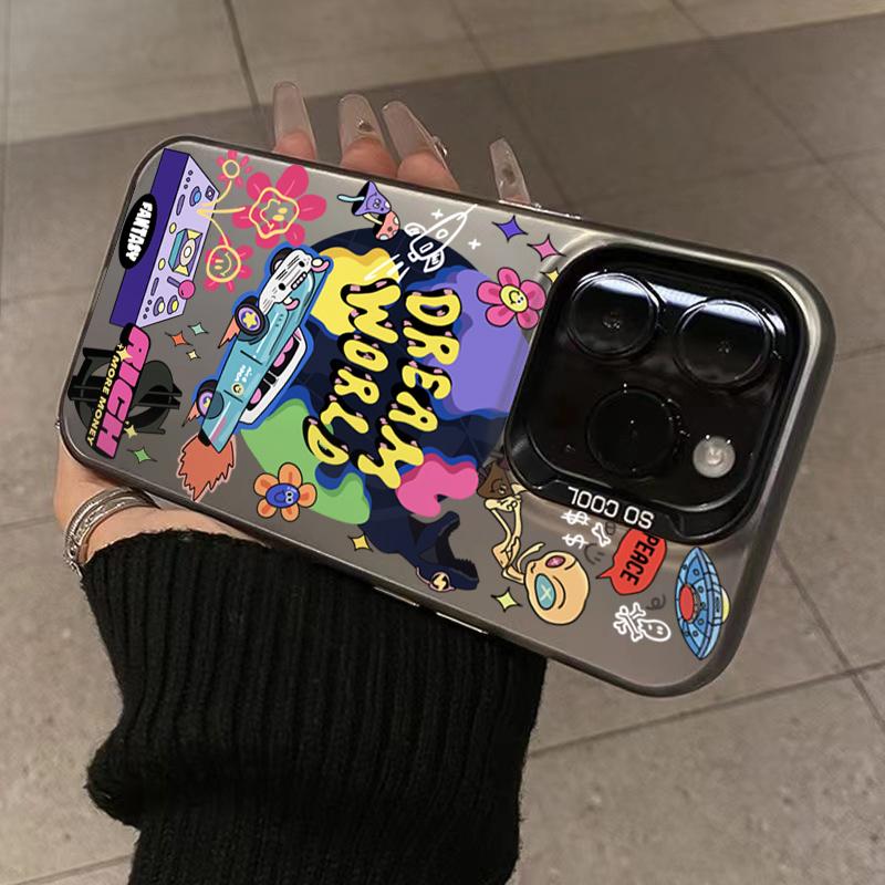 Case For Samsung S24 Ultra Case Colorful Retro Car Phone Case For S23 FE S22 S21 Plus A15 A35 A55 A34 A14 A33 A53 A52s Cover