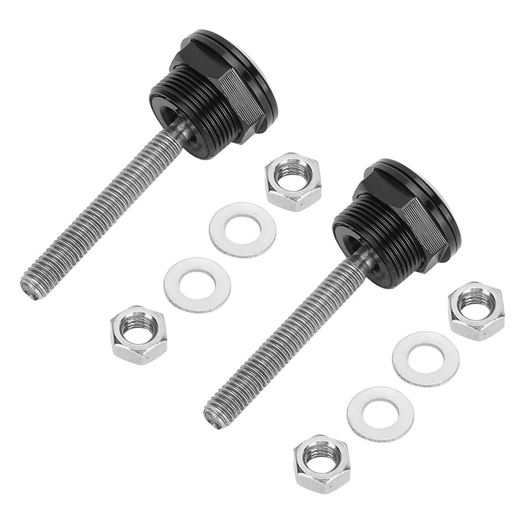 2Pcs   Hood Pin Bonnet Lock Quick Release Push Button Bumper Clip