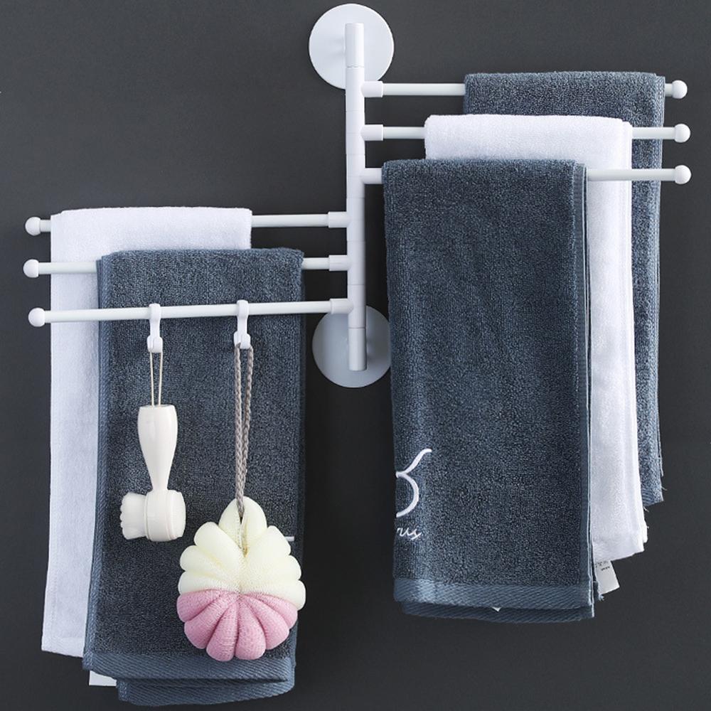 3-6 layers towel hooks, rotating towel rack, towel rack, bathroom storage rack, shoe rack, storage rack