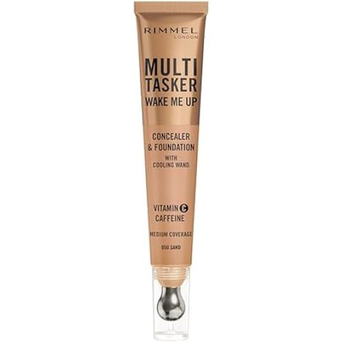 Fond De Teint Et Correcteur - RIMMEL - Wake Me Up - 50 - Sand - 20ml - Sans Parfum