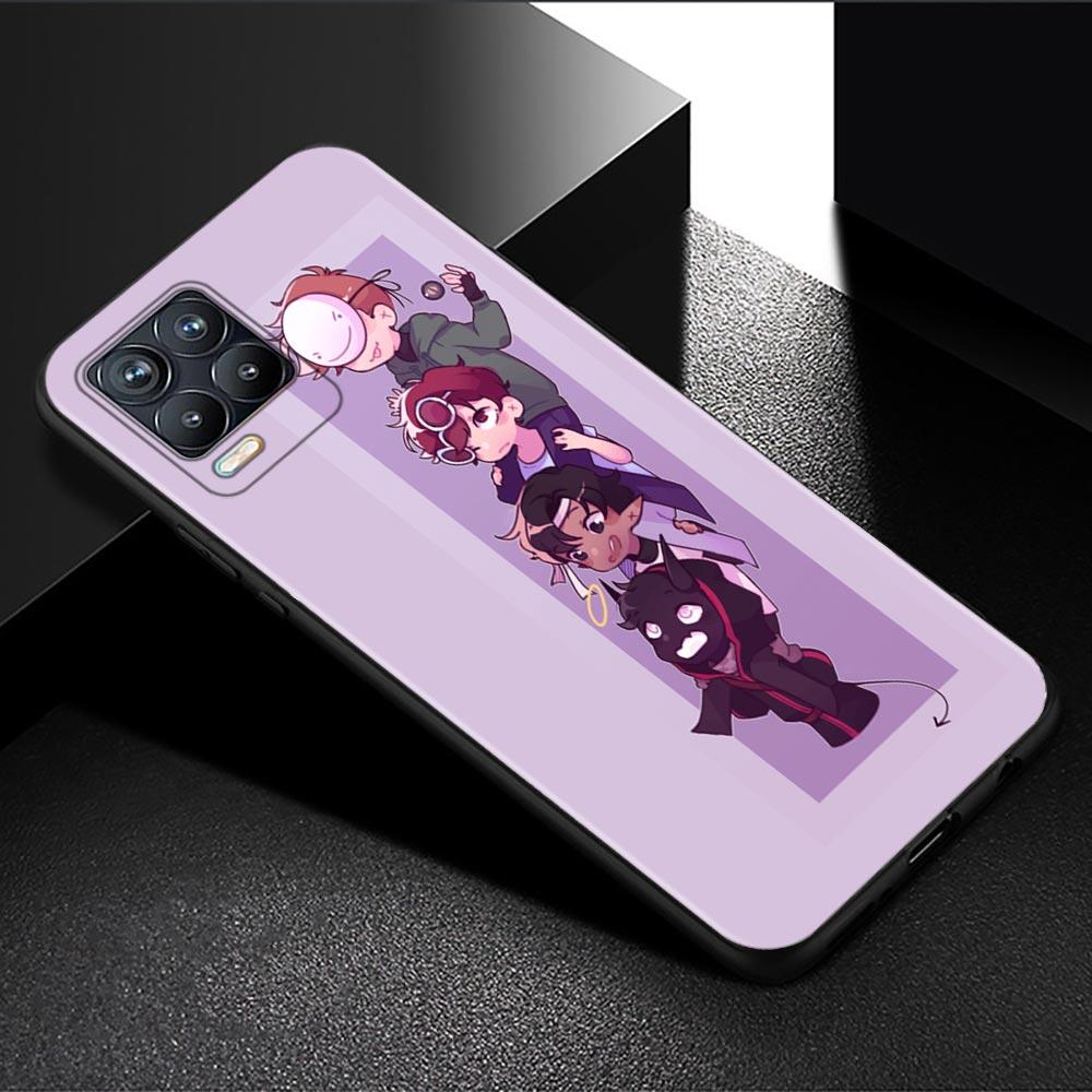 Handyhülle für Oppo Realme GT 8 7 6 5 Pro C3 C11 C21 C21Y C20A XT X7 X50 Pro Ultra Silikon Capa Schwarze Hülle Dream Smp