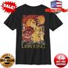 Lion King Simba and Family Panels Graphic T Shirt