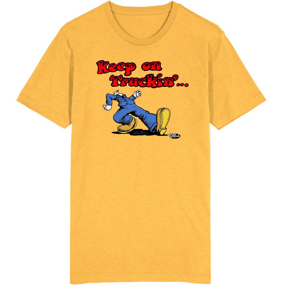 Keep On Truckin Retro Robert Crumb Vintage T Shirt Mens Womens Tees Top S