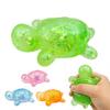Mini Turtle Fidget Toy TPR Soft Glitter Squeeze Ball Animal Splat Venting Toy Slow Rebound Stress Reliever For Home Office