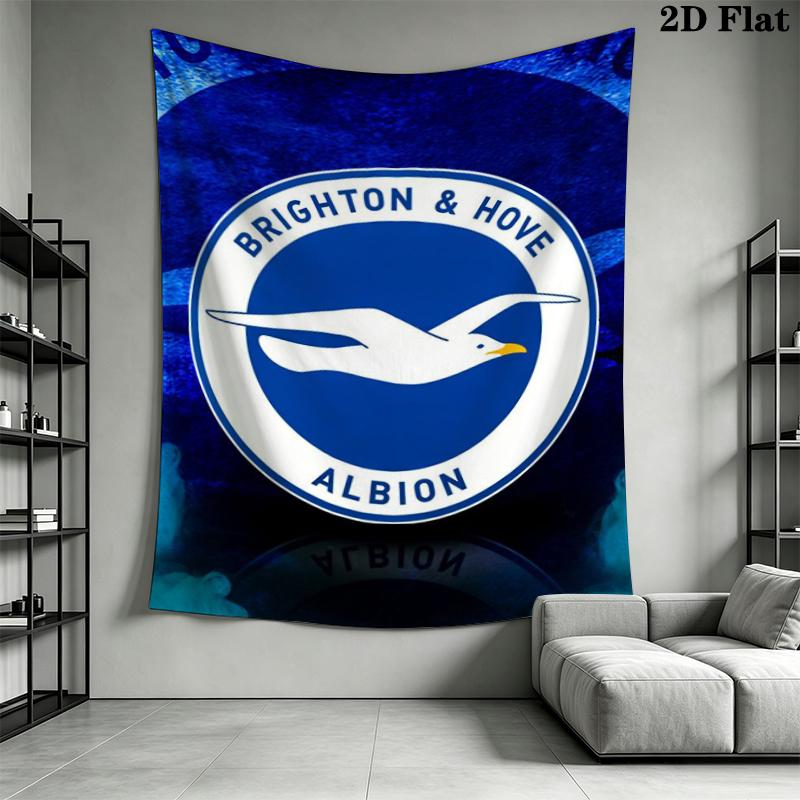 Brighton Wall Tapestry Aesthetic Wall Hanging Printed Fabric Blanket Decorative Tapestries for Bedroom Living Room Home Decor