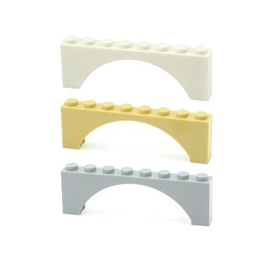 Non-Toxic Moc Bricks Arch 1X8X2 Building Blocks Compatible With 3308 16577 Assembles Particles Diy Educational Creative Toys For Kids