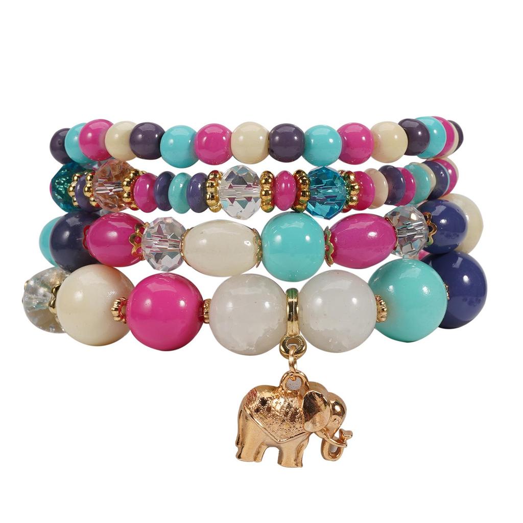 Bohemian Elephant Beaded Bracelet - Popular European and American Style