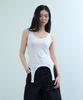 Uusoo Slub Jersey Sleeveless Top_ Ivory