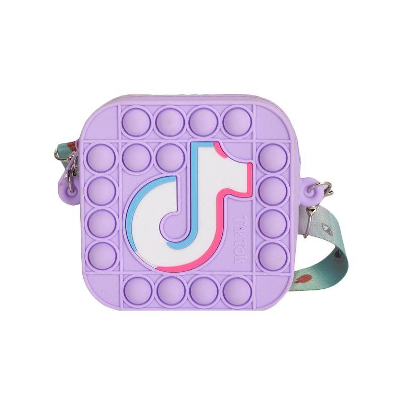 Pop Bubble Push Coin Bag Sensory Toy It Stress Relief  Autism