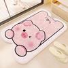 Cartoon Puppy Imitation Cashmere Floor Mat: Absorbent, Insulating Door Mat for Shower Room