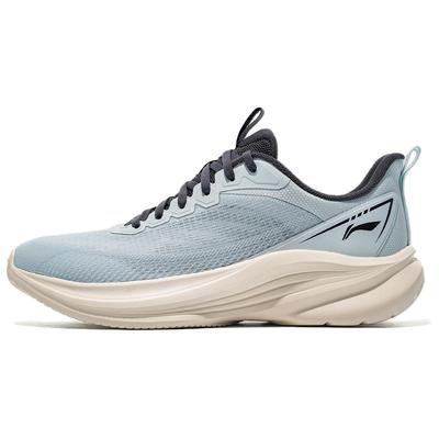 Li Ning Light Breeze V3 Running Shoes Mesh Breathable Cushioning Low Top Men Sneakers Black ARSW113-4