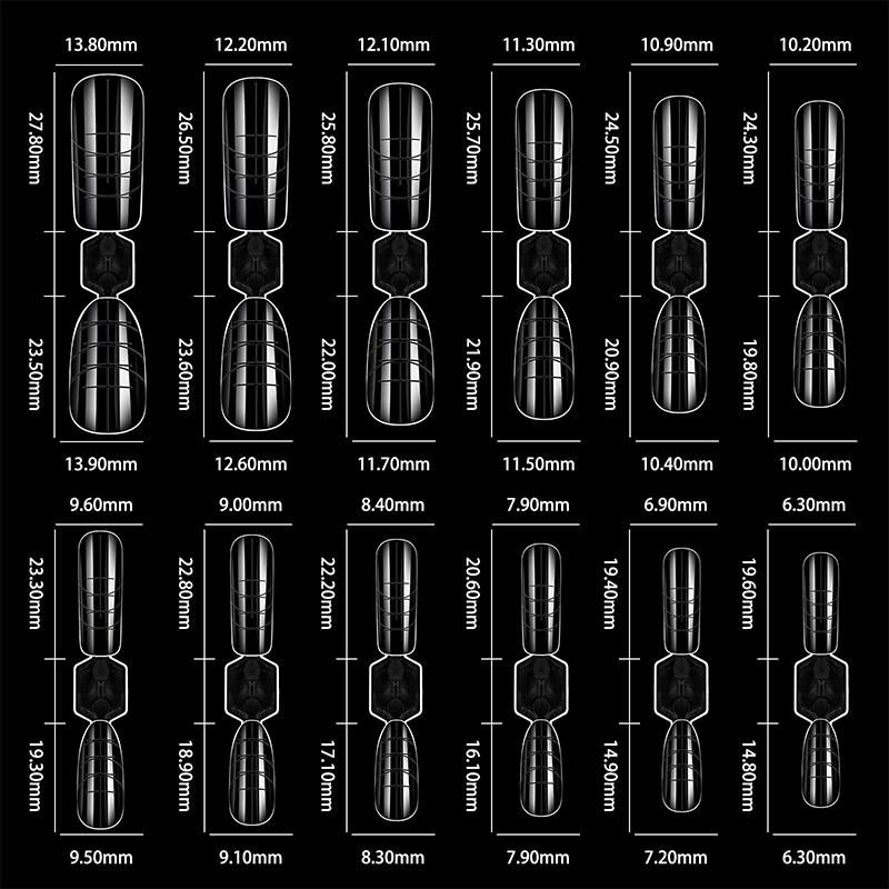 120 Pcs/Box 2 In 1 Nail Forms Mold Building Reusable Nail Extension Forms For Builder Gel Press On Nails Design Salon Diy Tools