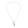 SHIXIN Trendy Rhinestone Geometric Long Pendant Necklace for Women Simple Stackable Snake Bone Chain Sweater Chain Daily Jewelry