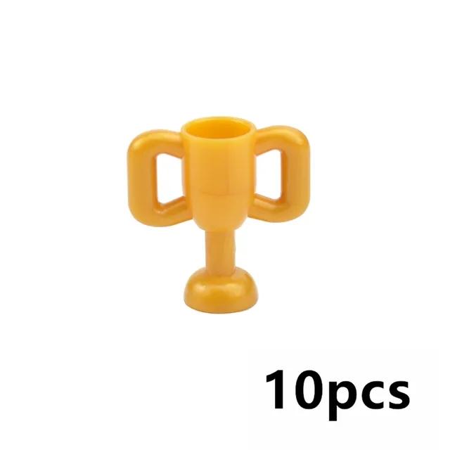 Stadt Lebensmittel Bausteine Küchenzubehör Hamburger Pizza Pommes Kuchen Schokolade Kekse MOC Steine Spielzeugkorb Teile LEDUO