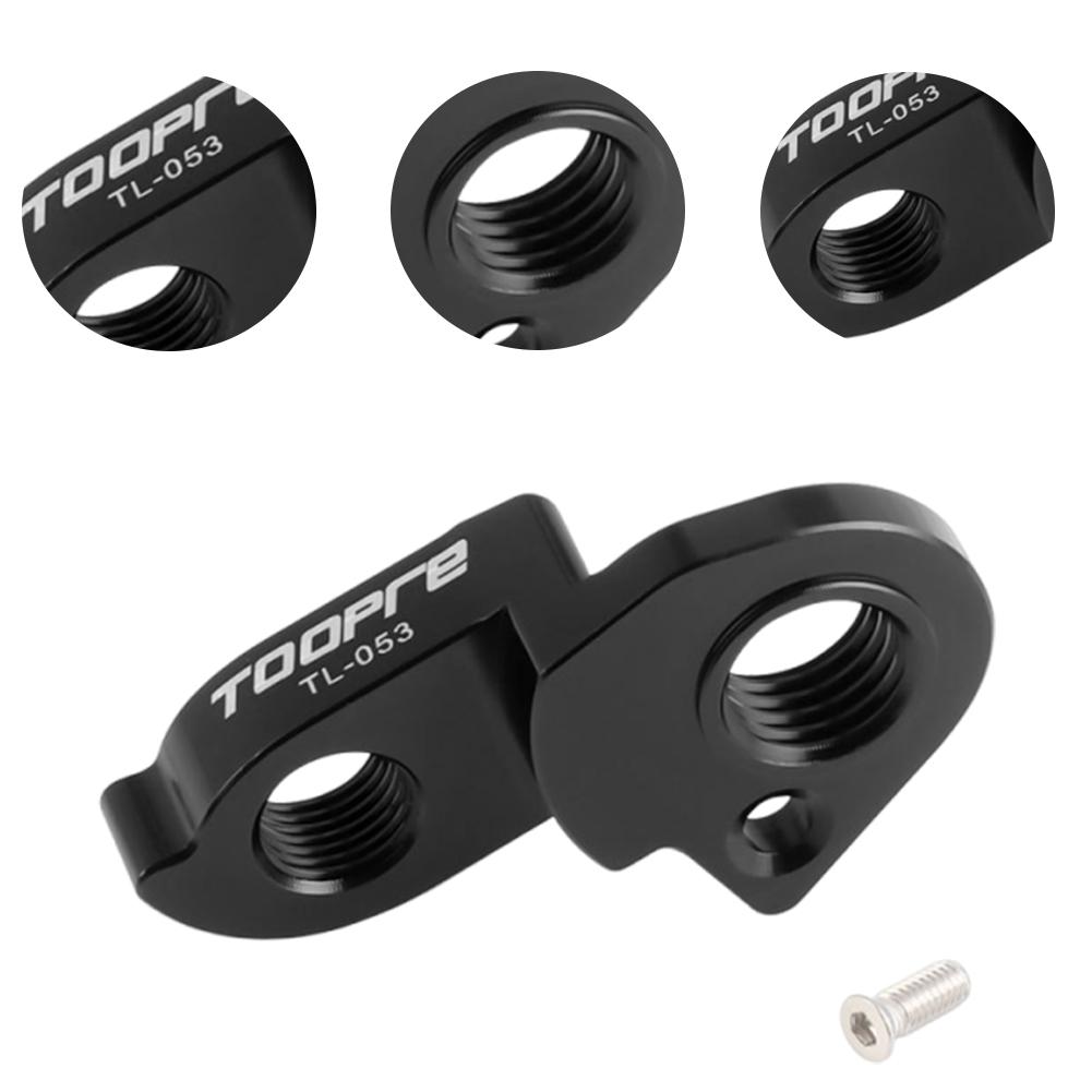 Bike Frame Tail Hook Extender Lightweight Bike Frame Tail Hook Extender Replacement Rear Derailleur Tail Hook for MTB Road Bike