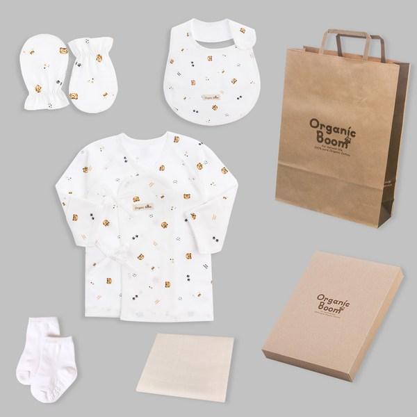 

Organic Boom Органический набор для беременных Black Tiger из 7 новорожденных на четыре сезона, корейские детские товары