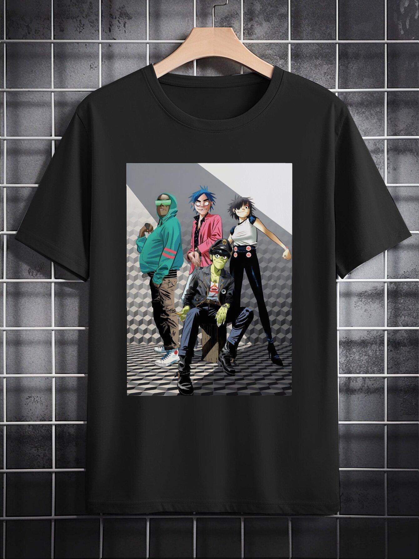 1pc Casual Crew Neck T-shirt M